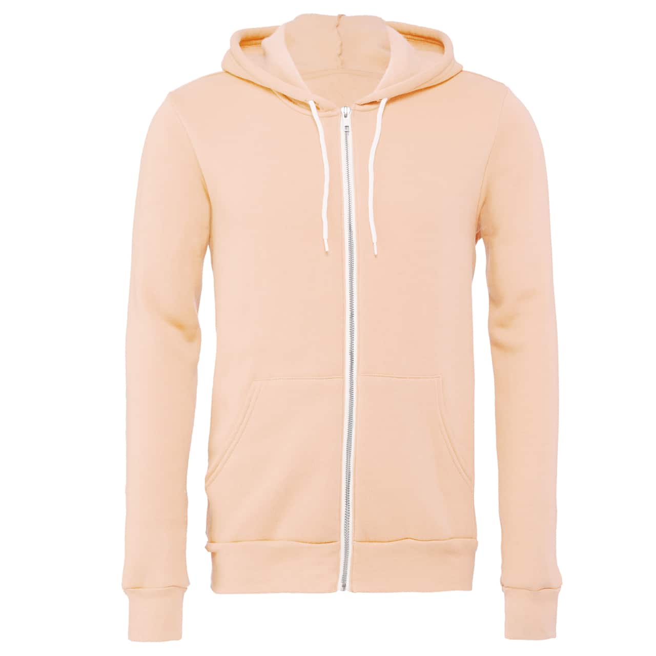 BELLA+CANVAS® Cotton Fleece Full-Zip Adult Unisex Hoodie
